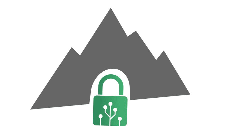 A VPN is like a tunnel through a mountain diagram