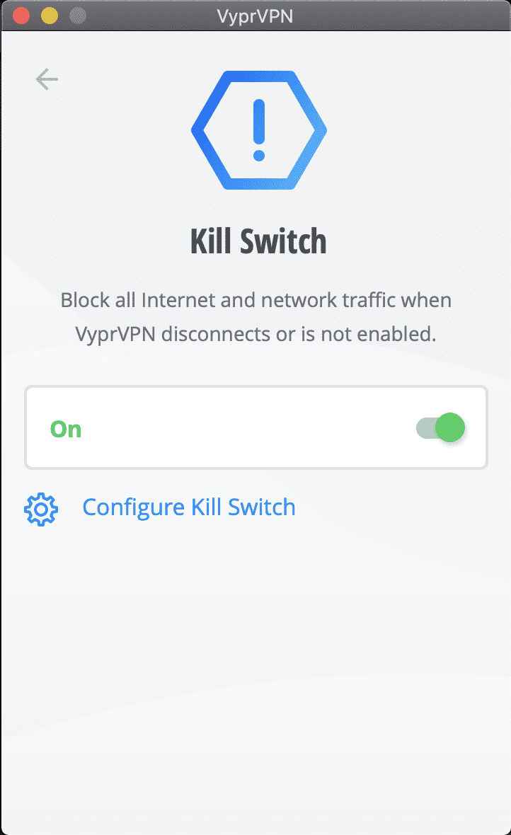 VyprVPN killswitch on Mac