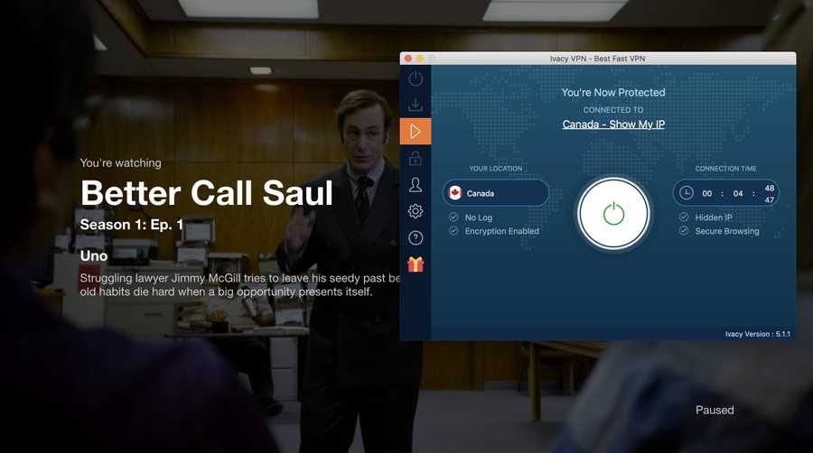 Screenshot of the TV show 'Better Call Saul'